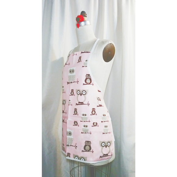 Light Pink Canvas Apron - Picture 2 of 4